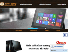 Tablet Screenshot of mikoscomp.sk